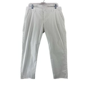 Frank & Eileen White  Straight-Leg Pants Low Rise  Wicklow